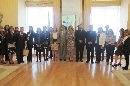 Recepción en la Real Casa de Correos a los jueces y magistrados asistentes a las jornadas.